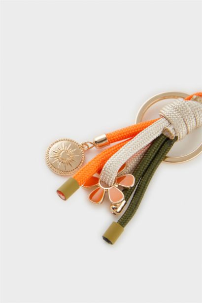 Porte-clés corde coloré pour femme