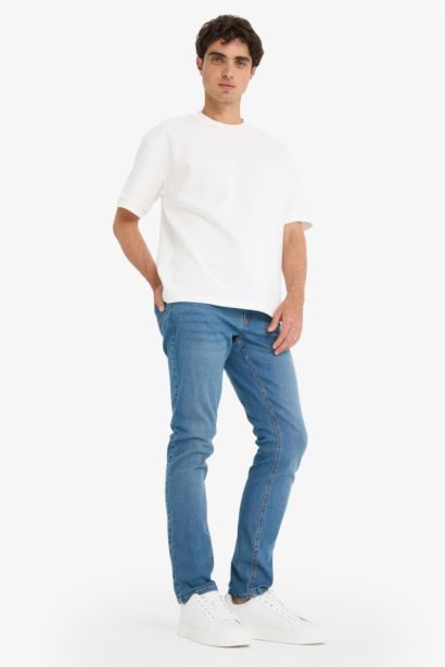 Carlo Skinny Fit Regular Waist Jeans