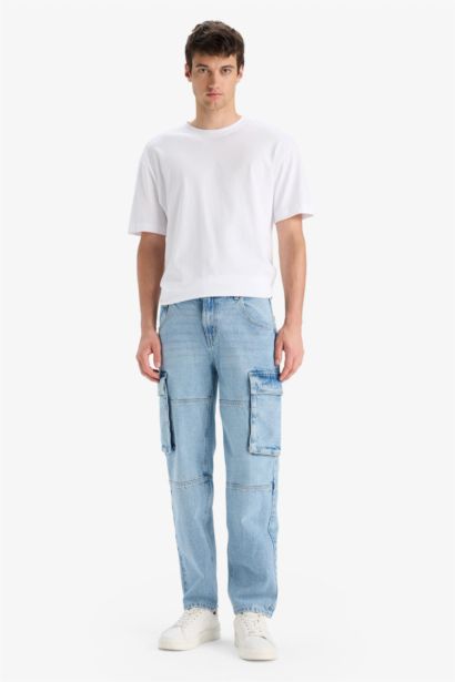 релакс пішімі деним тұрақты етек Шалбар