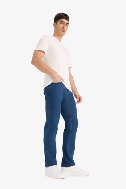 Sergio Regular Fıt Düz Paça Jean Pantolon