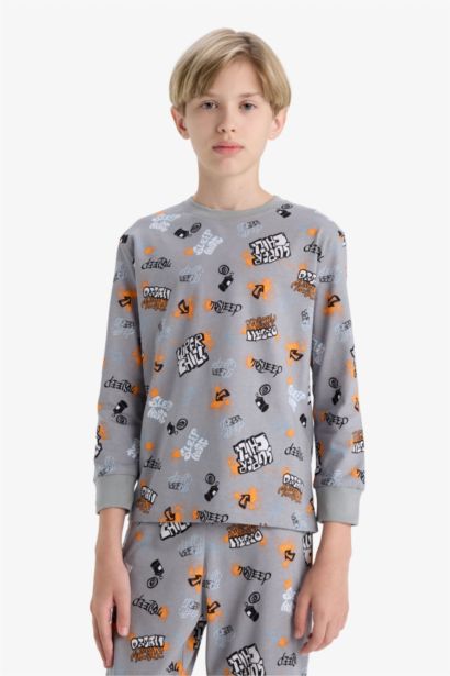 2 piece Regular Fit Knitted Pyjamas