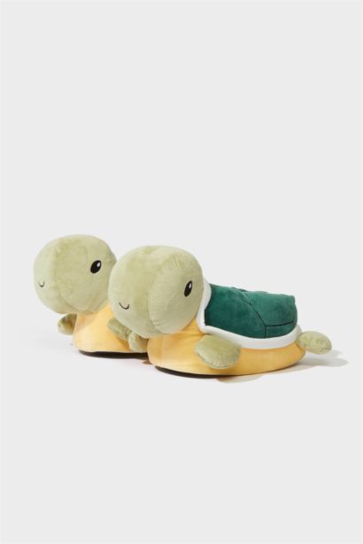 Boy Thick Sole Turtle Home Home Slippers