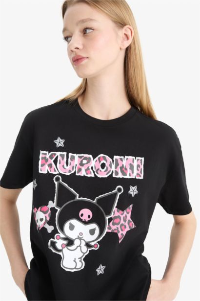 %100 Pamuk Kuromi Oversıze Tişört