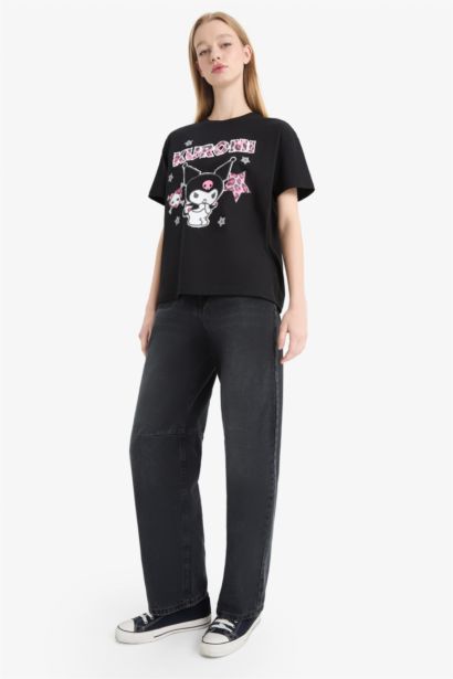 %100 Pamuk Kuromi Oversıze Tişört