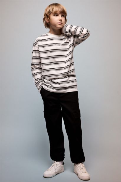 Cargo Jogger Gabardine Trousers