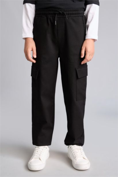 Cargo Jogger Gabardine Trousers