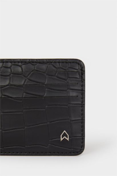 محفظة بطاقات رجالي جلد صناعي من AtolyeWolf x DeFacto