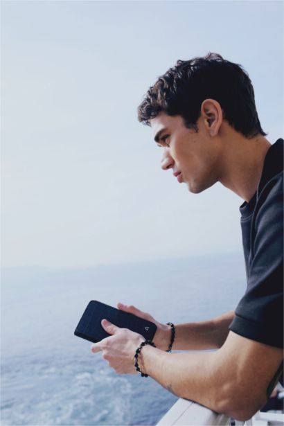 AtolyeWolf x DeFacto Erkek Kroko Desenli Suni Deri Cüzdan