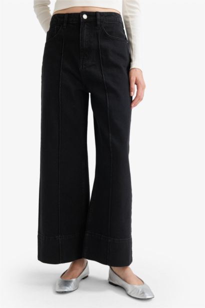 Wide Leg High Waist Long Jeans