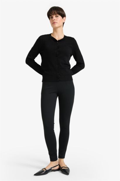 High Waist Dart Detail Leggings