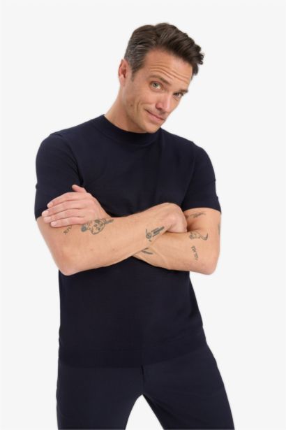 Coupe standard Tricot T-shirt à manches courtes