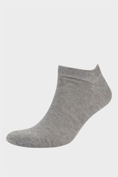 Erkek 7'li Pamuklu Patik Çorap