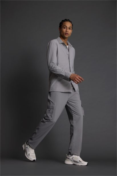 DeFactoFit Standard Fit Woven Cargo Joggers