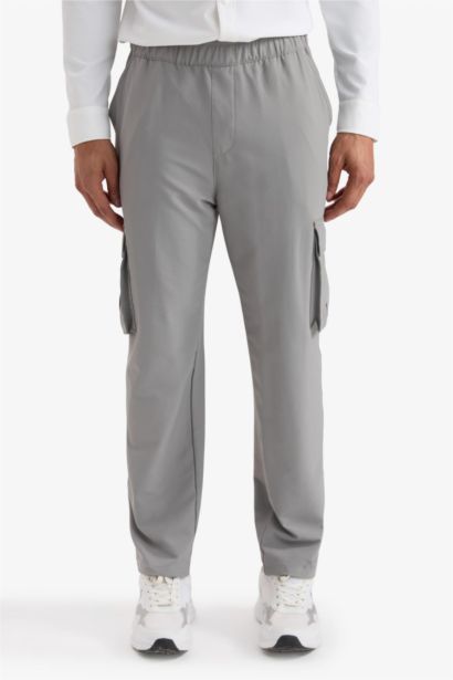 DeFactoFit Standard Fit Woven Cargo Joggers