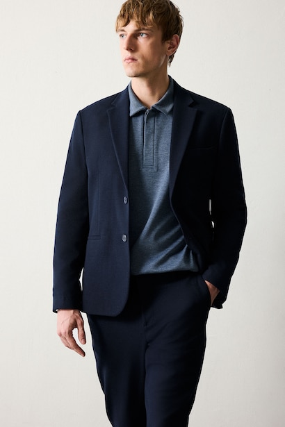 Modern Fit Penye Blazer Ceket