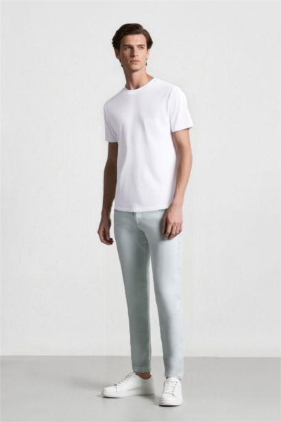 سروال جينز سيرجيو قصة عادية بخصر عادي