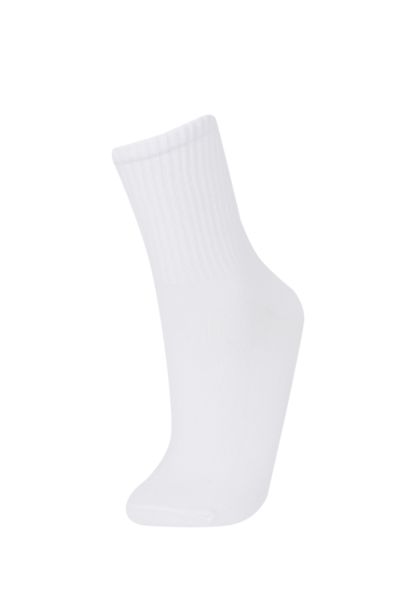 Woman Comfortable Elastic 3 Piece Cotton Long Socks