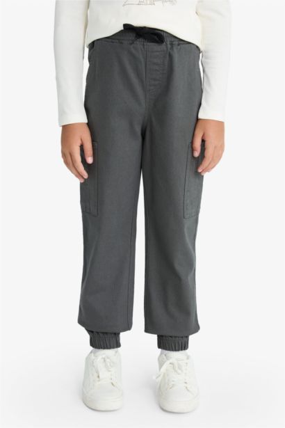 Kargo Gabardin Jogger Pantolon Erkek Çocuk