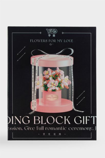 Çiçek Desenli Blok Set