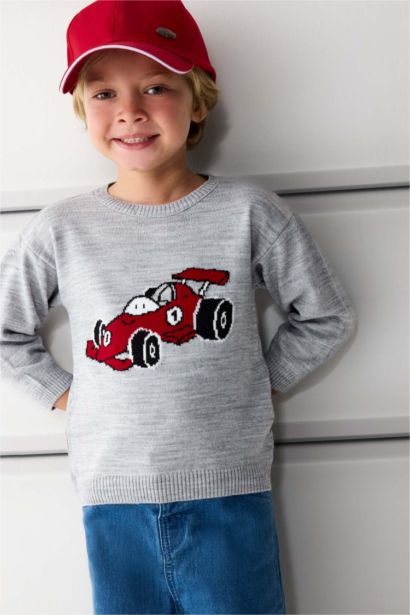Baby Boy Regular Fit Printed Pullover