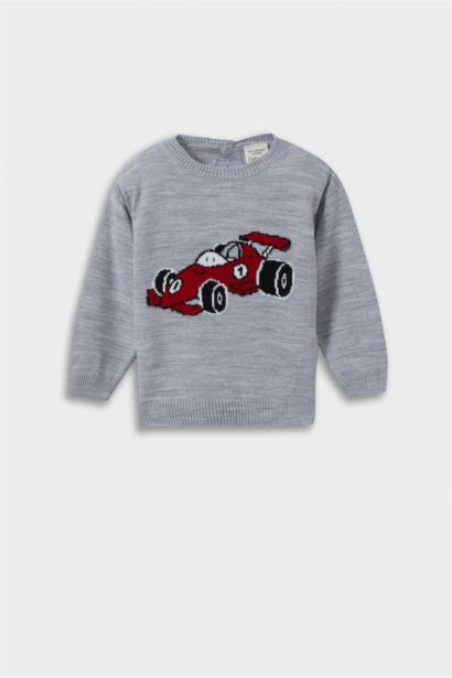 Baby Boy Regular Fit Printed Pullover