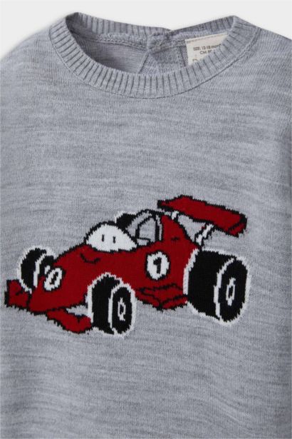 Baby Boy Regular Fit Printed Pullover