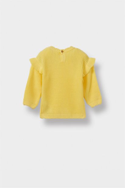 Baby Girl Regular Fit Crew Neck Pullover