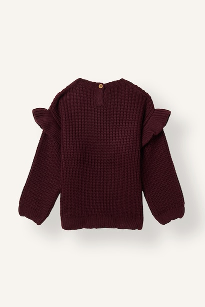 Baby Girl Regular Fit Crew Neck Pullover