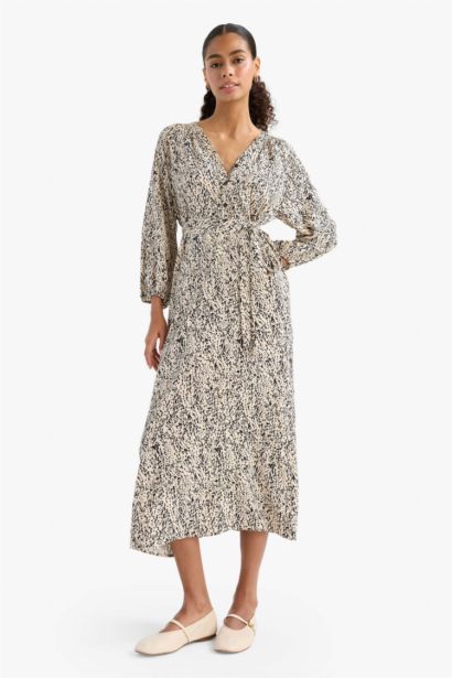 Floral Long Sleeve Dress