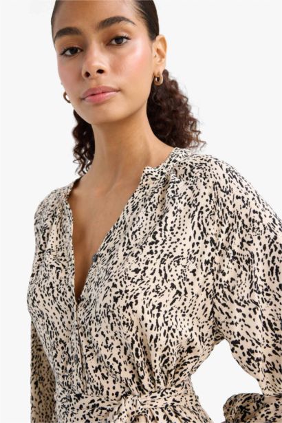 Floral Long Sleeve Dress