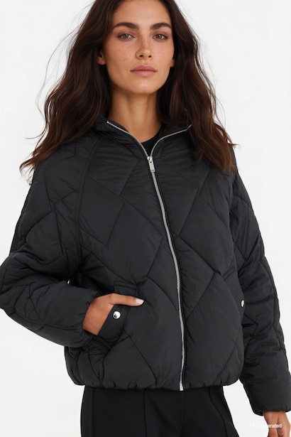 Veste imperméable à capuche Coupe régulière