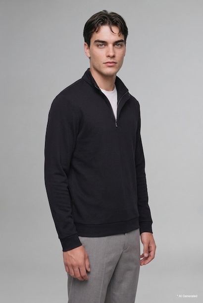 Dog Collar Long Sleeve Sweatshirt