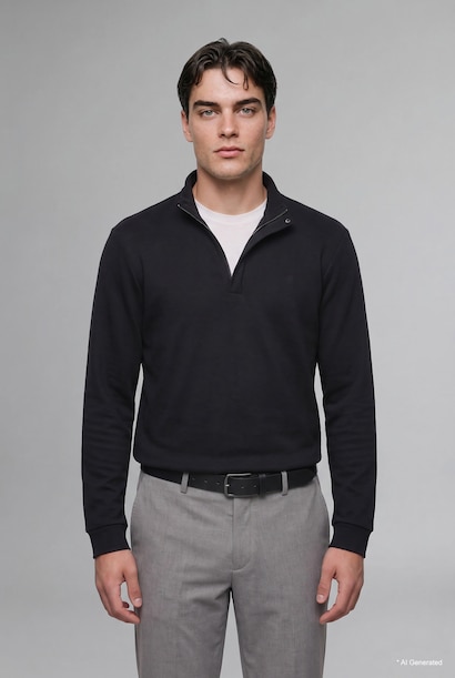 Dog Collar Long Sleeve Sweatshirt