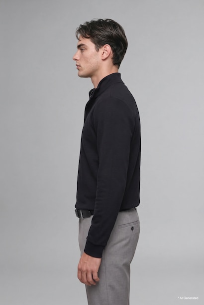 Dog Collar Long Sleeve Sweatshirt