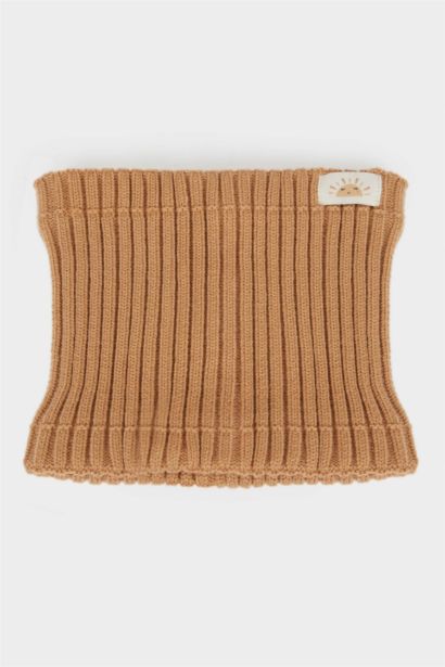 Baby Boy Lined Knit Neck Scarf