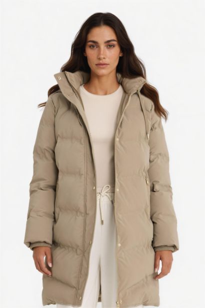 Куртка-парка с капюшоном, стандартный покрой