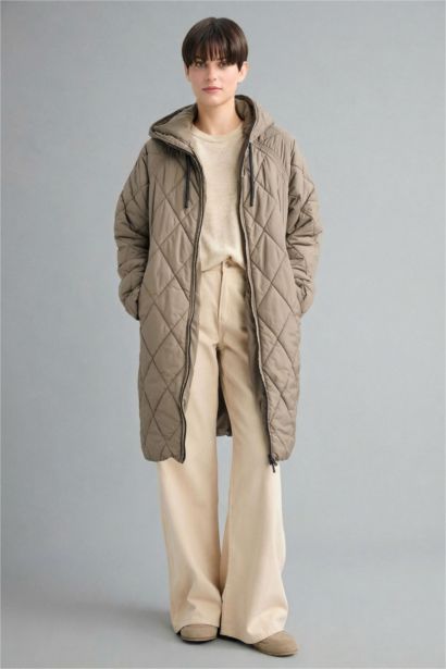 Regular Fit Hooded Rain Coat