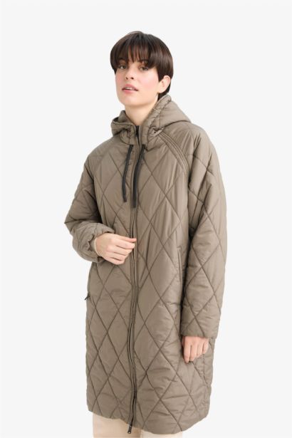 Regular Fit Hooded Rain Coat
