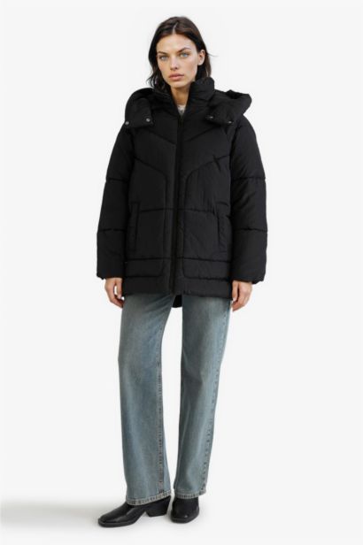 Водонепроницаемая куртка-парка Relax Fit с капюшоном