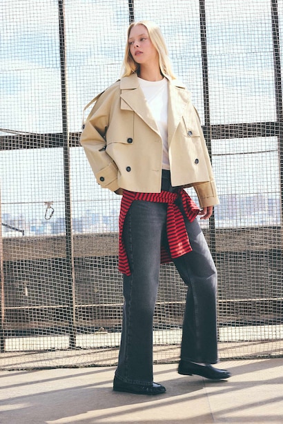 100% Cotton 90's Wide Leg High Waist Jeans