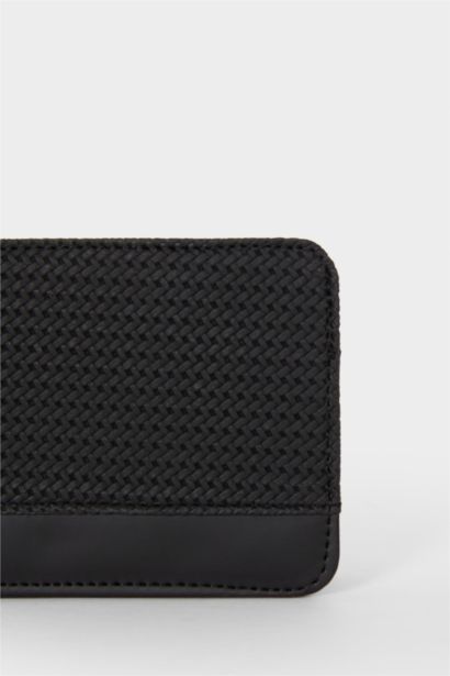 Man Faux Leather Wallets