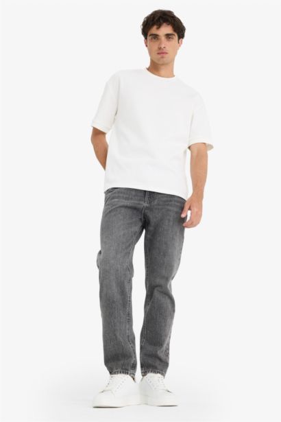 %100 Pamuk 90's Slim Fit Dar Kalıp Yüksek Bel Dar Paça Jean Pantolon