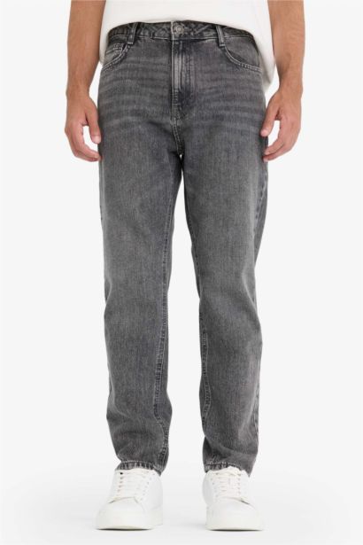 %100 Pamuk 90's Slim Fit Dar Kalıp Yüksek Bel Dar Paça Jean Pantolon