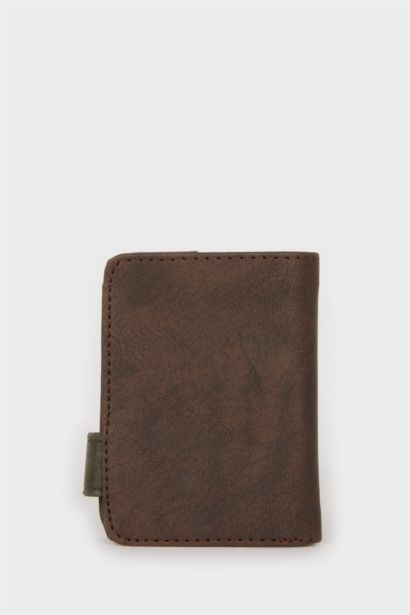 Man Faux Leather Wallets