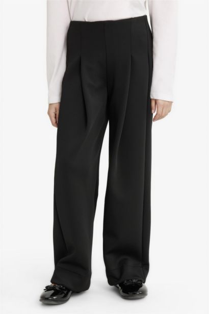 Girl Relax Fit Scuba Fabric Trousers