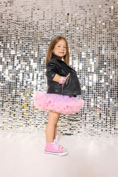 Le Mabelle x DeFacto Baby Girl Elastic Waist Skirt