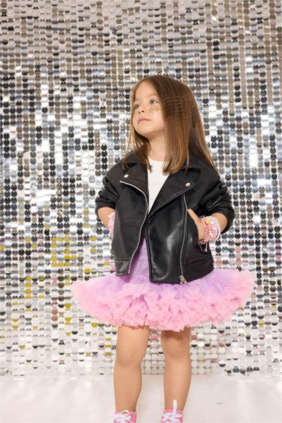 Le Mabelle x DeFacto Baby Girl Elastic Waist Skirt