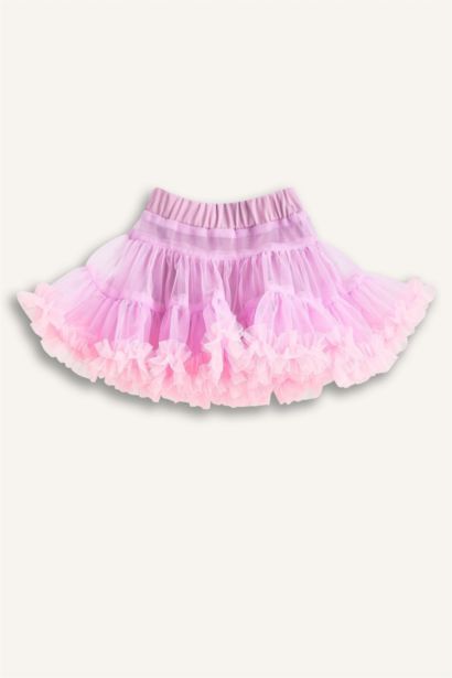 Le Mabelle x DeFacto Baby Girl Elastic Waist Skirt