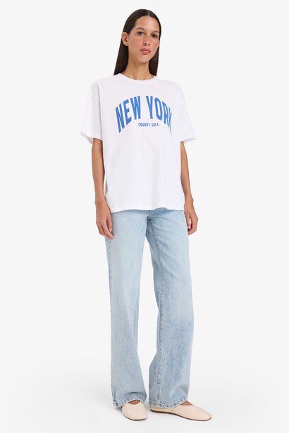 Oversize Fit Short Sleeve T-Shirt