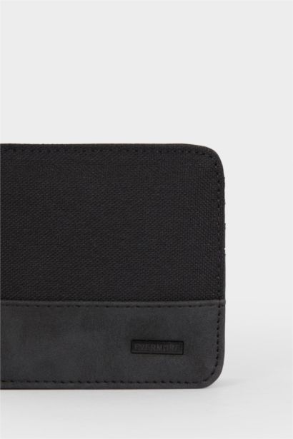 Man Faux Leather Wallet